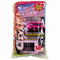 Набор салфеток микрофибра Jumbo Pack 35х40см 12шт CITY UP CA-123 1шт./30шт.